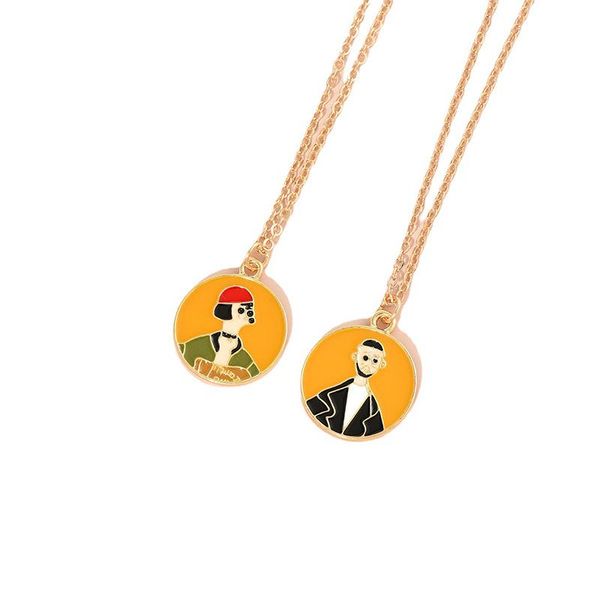 pendant necklaces alloy necklace cartoon trendy retro hong kong style oil drop portrait ladies, Silver
pendant necklaces alloy necklace cartoon trendy retro hong kong style oil drop portrait ladies, Silver
