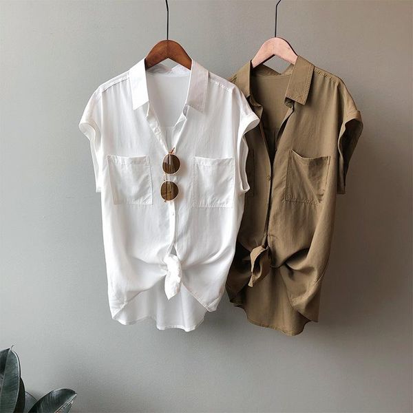 women's blouses & shirts sedutmo summer elegant women sleeveless shirt spring oversize casual white basic ed1566
women's blouses & shirts sedutmo summer elegant women sleeveless shirt spring oversize casual white basic ed1566