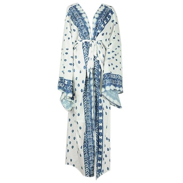 women's swimwear bohemian beach bikini cover up peacock feather long sleeve kimono cardigan shirt, White;black
women's swimwear bohemian beach bikini cover up peacock feather long sleeve kimono cardigan shirt, White;black