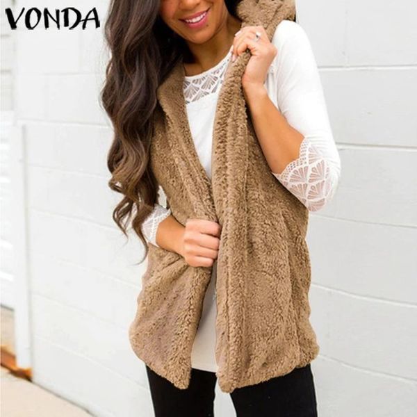 women's vests vonda sleeveless jackets women autumn spring waistcoat solid coats femme plus size loose overcoats s-5xl short, Black;white
women's vests vonda sleeveless jackets women autumn spring waistcoat solid coats femme plus size loose overcoats s-5xl short, Black;white