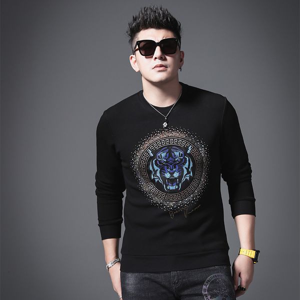 t-shirts nachuan 2021 men's spring fashion brand european drill casual sve long round ne sweater, White;black
t-shirts nachuan 2021 men's spring fashion brand european drill casual sve long round ne sweater, White;black