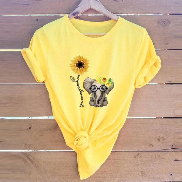 100% cotton women's cute elephant rainbow short-sleeved t-shirt for women graphic t shirts casual, White
100% cotton women's cute elephant rainbow short-sleeved t-shirt for women graphic t shirts casual, White