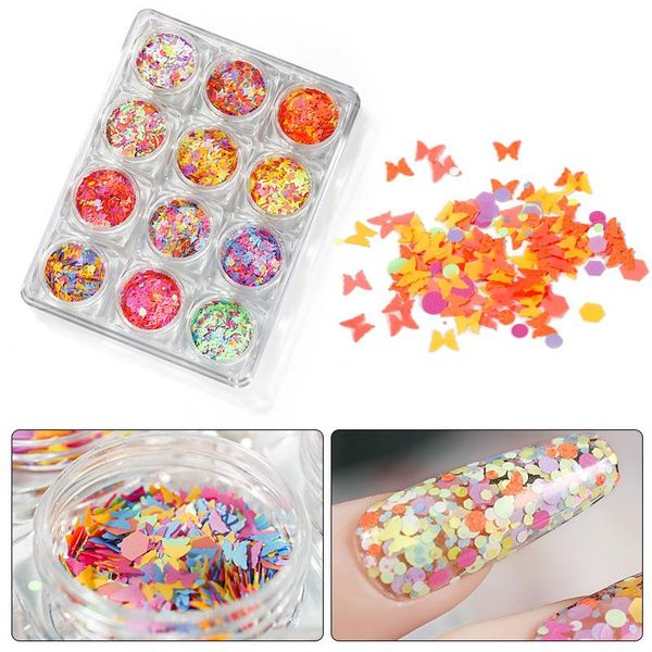 nail glitter 12pcs/set colorful butterlfy confetti sequins fluorescence sparkly flakes for gel polish manicure slices, Silver;gold
nail glitter 12pcs/set colorful butterlfy confetti sequins fluorescence sparkly flakes for gel polish manicure slices, Silver;gold