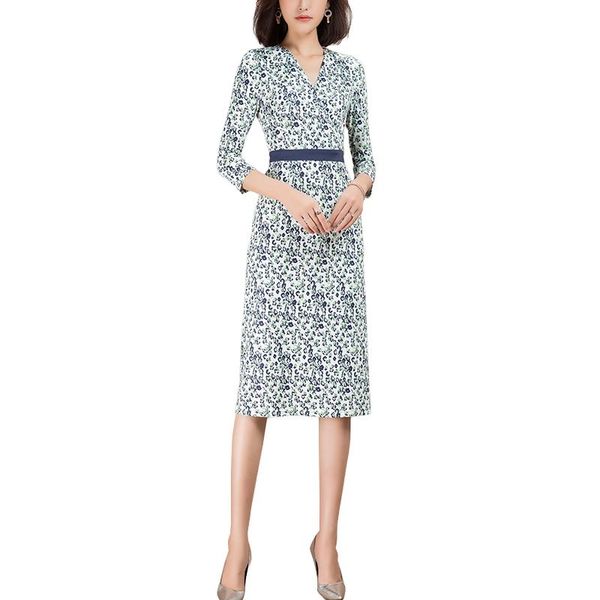 casual dresses 2021 spring fashion three quarter sleeve v neck floral lanon dress for women, Black;gray
casual dresses 2021 spring fashion three quarter sleeve v neck floral lanon dress for women, Black;gray