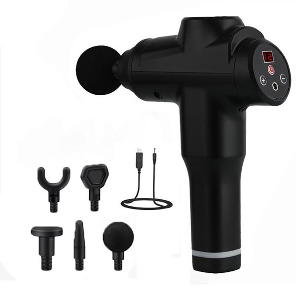 massage gun electric body 6800r 12 gear adjustment muscle massager high frequency vibration fascia with 5 heads
massage gun electric body 6800r 12 gear adjustment muscle massager high frequency vibration fascia with 5 heads