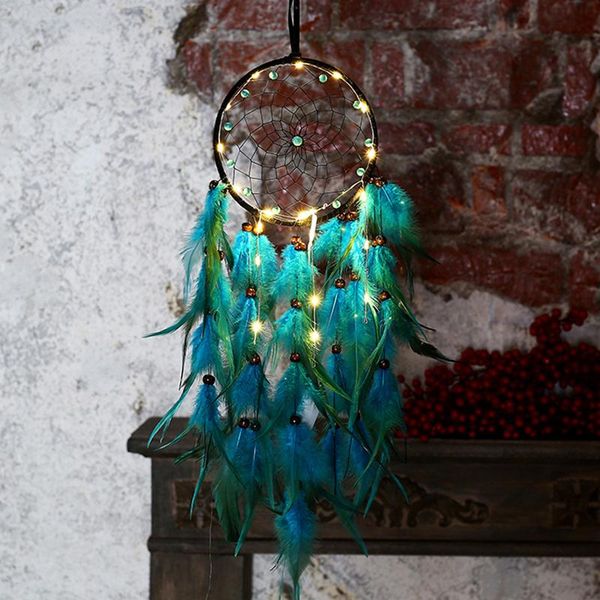 decorative objects & figurines blue feathers dream catcher beautiful handmade macrame for wall hanging decor moun777
decorative objects & figurines blue feathers dream catcher beautiful handmade macrame for wall hanging decor moun777