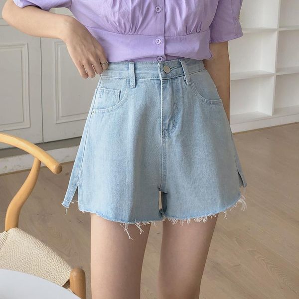 women's jeans high waist short women 2021 summer thin casual streetwear pockets wide leg bottom basic korean style female denim shorts, Blue
women's jeans high waist short women 2021 summer thin casual streetwear pockets wide leg bottom basic korean style female denim shorts, Blue