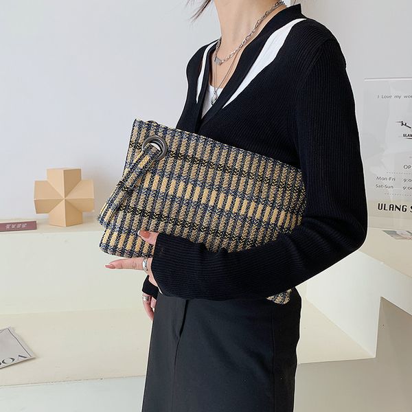 bag handbag women's lattice leisure korean fashion trend simple commuter in autumn 2021, Black;red
bag handbag women's lattice leisure korean fashion trend simple commuter in autumn 2021, Black;red