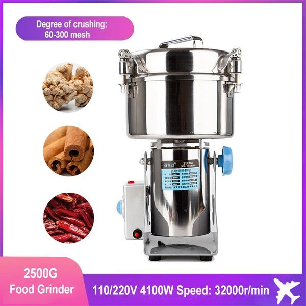 electric coffee grinders 2500g 4100w large-capacity grain grinder grains spices dry food grinding machine flour crusher
electric coffee grinders 2500g 4100w large-capacity grain grinder grains spices dry food grinding machine flour crusher