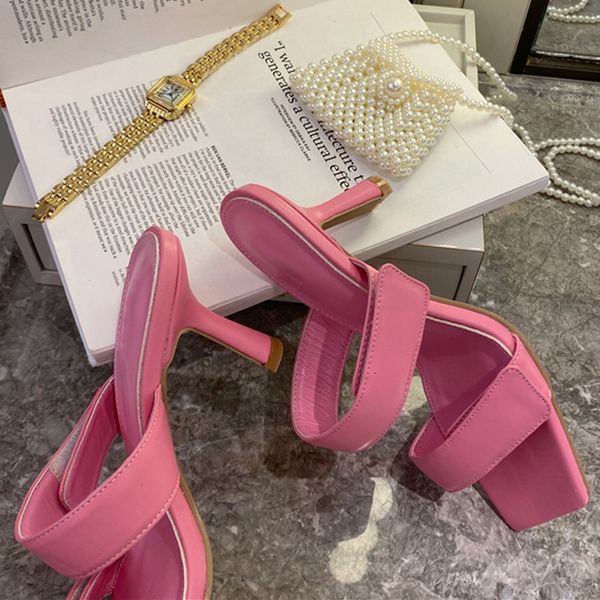sandals fashion square head women slippers summer hook and loop mules slides ladies outdoor dress stiletto high heels shoes q, Black
sandals fashion square head women slippers summer hook and loop mules slides ladies outdoor dress stiletto high heels shoes q, Black