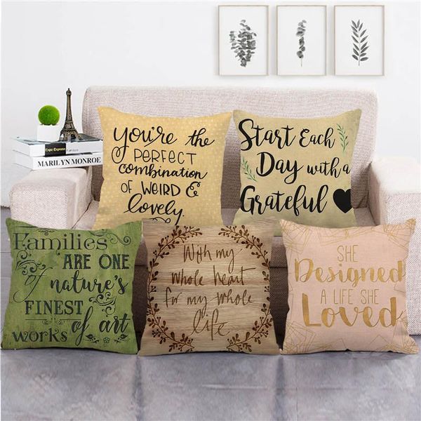 cushion/decorative pillow retro series cushion cover garland english letter linen case home decor
cushion/decorative pillow retro series cushion cover garland english letter linen case home decor