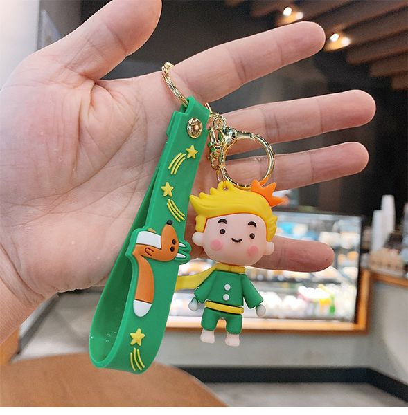 the little prince keychain cartoon 3d character doll pendant key rings acrylic trinket props bag hanging accessories, Silver
the little prince keychain cartoon 3d character doll pendant key rings acrylic trinket props bag hanging accessories, Silver