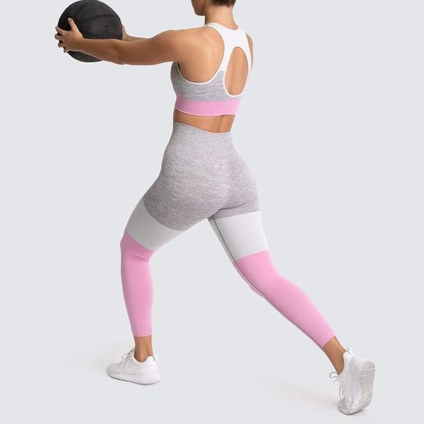 yoga outfit women sport set vest-type bra tummuy control leggings gym workout fitness sets activewear 3colors seamless patchwork pant
yoga outfit women sport set vest-type bra tummuy control leggings gym workout fitness sets activewear 3colors seamless patchwork pant