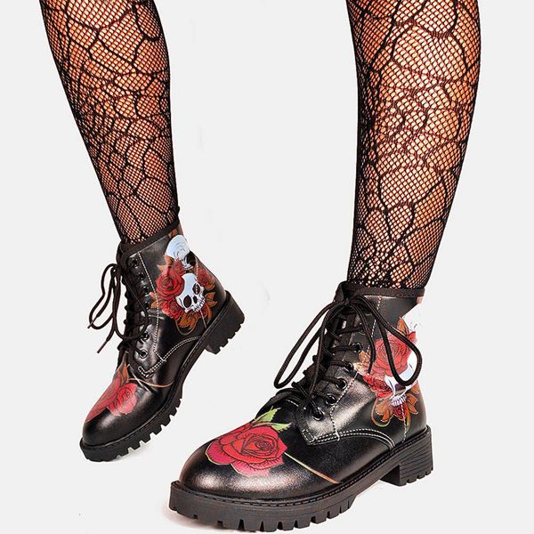 boots large size 43 female lace up platform mixed colors shoes women cool fashion leisure boots, Black
boots large size 43 female lace up platform mixed colors shoes women cool fashion leisure boots, Black
