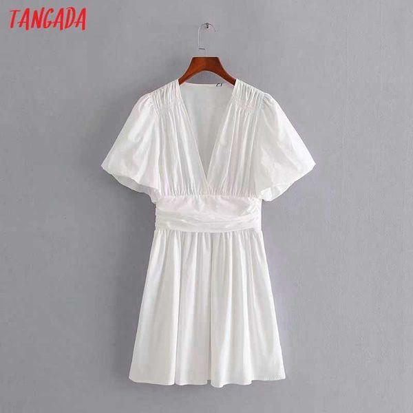 tangada summer women white tunic dress puff short sleeve ladies mini dress vestidos 3h506 210609, Black;gray
tangada summer women white tunic dress puff short sleeve ladies mini dress vestidos 3h506 210609, Black;gray