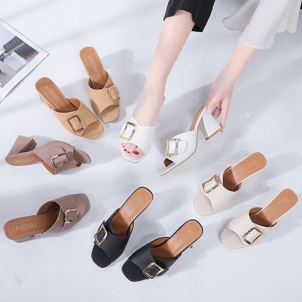 slippers sagace women fashion high heels slipper mule sandals peep toe flip flops square heel slides party shoes, Black
slippers sagace women fashion high heels slipper mule sandals peep toe flip flops square heel slides party shoes, Black