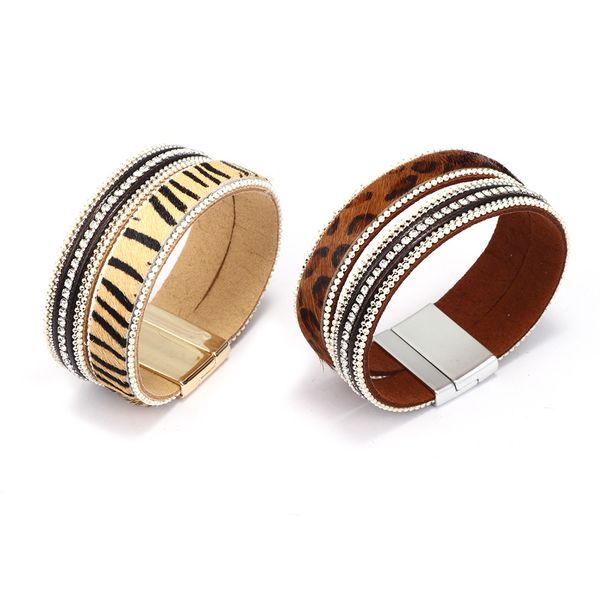 horse hair leopard female jewelry exaggerated nightclub versatile personality bracelet, Golden;silver
horse hair leopard female jewelry exaggerated nightclub versatile personality bracelet, Golden;silver