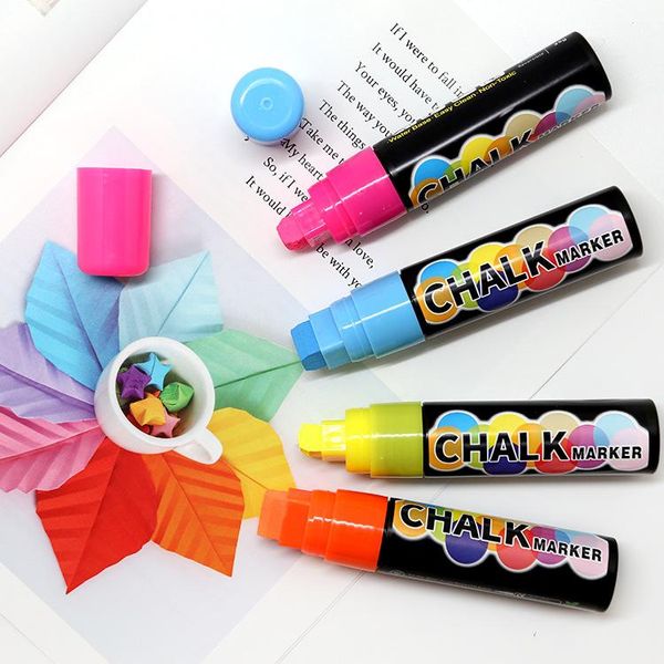 highlighters 15mm water-based highlighter 8-color flat head erasable liquid chalk led fluorescent board special pen, Black;red
highlighters 15mm water-based highlighter 8-color flat head erasable liquid chalk led fluorescent board special pen, Black;red