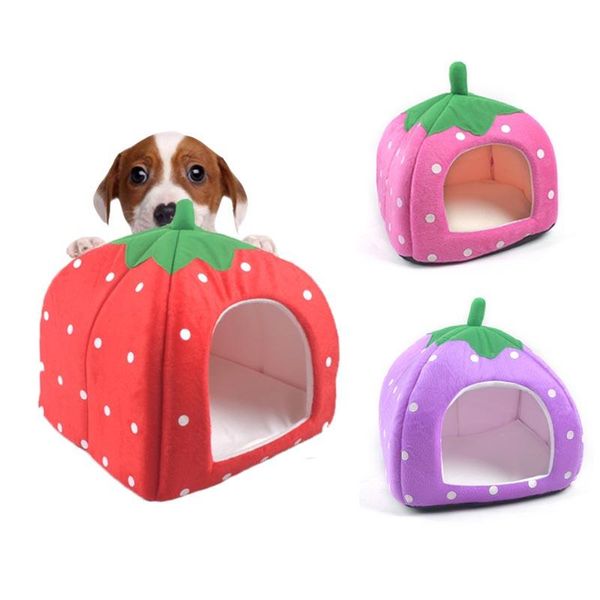 creative strawberry pet bed house foldable dog waterproof short plush small medium large cat durable supplies kennels & pens
creative strawberry pet bed house foldable dog waterproof short plush small medium large cat durable supplies kennels & pens