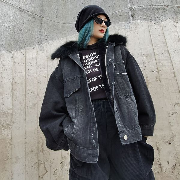 jackets winter women loose ins tide stitching denim gown black bf wind mid-length plus cotton jacket, Black;brown
jackets winter women loose ins tide stitching denim gown black bf wind mid-length plus cotton jacket, Black;brown
