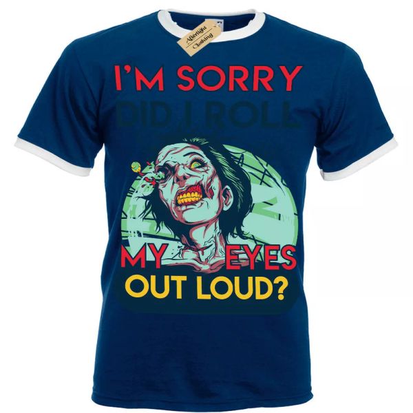 i'm sorry hizo i roll mis ojos fuera chillón zombie camiseta hombre ringer, White;black
i'm sorry hizo i roll mis ojos fuera chillón zombie camiseta hombre ringer, White;black