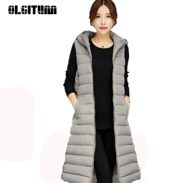 women's vests olgitum winter long vest women colete feminino inverno cotton padded waistcoat veste femme chalecos mujer hooded outerwea, Black;white
women's vests olgitum winter long vest women colete feminino inverno cotton padded waistcoat veste femme chalecos mujer hooded outerwea, Black;white