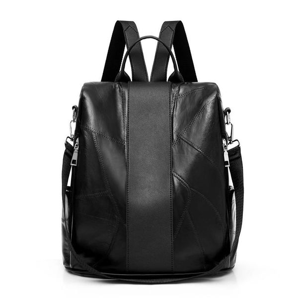 backpack women's leather korean version of sheepskin soft dual purpose large capacity backpacking bag
backpack women's leather korean version of sheepskin soft dual purpose large capacity backpacking bag