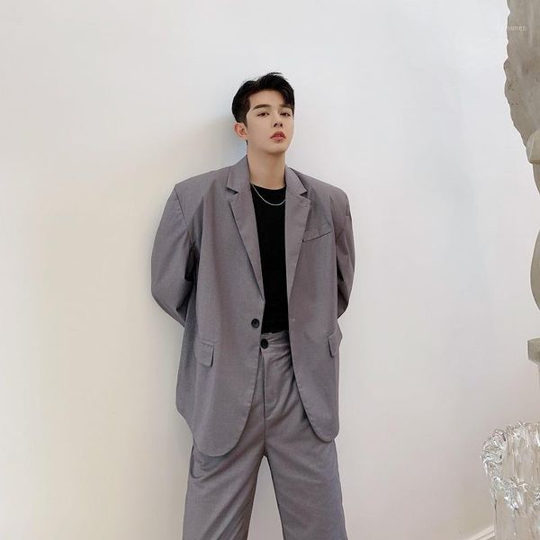 men's suits & blazers 2021 spring and autumn youth solid color ultra wide shoulder pad personality niche suit fashion casual wild shirt, White;black
men's suits & blazers 2021 spring and autumn youth solid color ultra wide shoulder pad personality niche suit fashion casual wild shirt, White;black