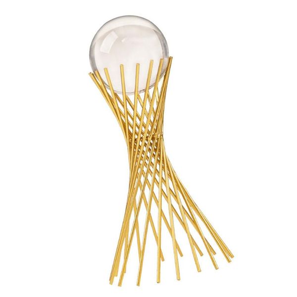 novelty items 1pc simple iron art crystal adornment home porch office desk decor (golden)
novelty items 1pc simple iron art crystal adornment home porch office desk decor (golden)