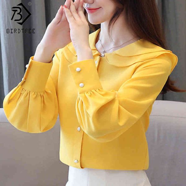 chiffon shirt for women spring double-layer puff sleeve single-breasted blouse korean style oversize t02104k 210419, White
chiffon shirt for women spring double-layer puff sleeve single-breasted blouse korean style oversize t02104k 210419, White