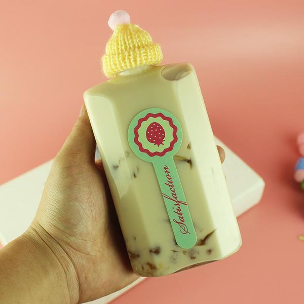 25pcs net red milk tea bottle creative disposable pet juice drink flat square ins cup takeaway small wine 300ml cups & straws 
25pcs net red milk tea bottle creative disposable pet juice drink flat square ins cup takeaway small wine 300ml cups & straws