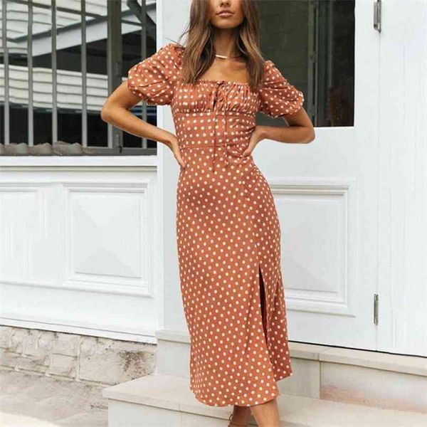 summer women's casual polka dot printed square collar short sleeve bowknot decorated slim dress vestidos 210430, Black;gray
summer women's casual polka dot printed square collar short sleeve bowknot decorated slim dress vestidos 210430, Black;gray
