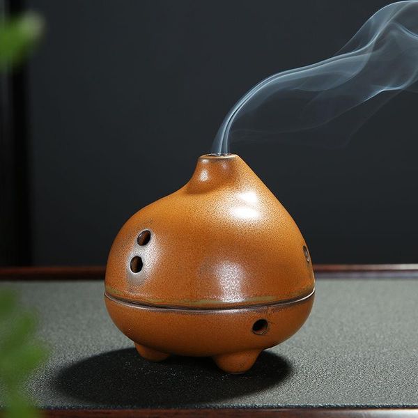 fragrance lamps ceramic incense burner home living room bedroom retro indoor temple for buddha tea ceremony decorations holder
fragrance lamps ceramic incense burner home living room bedroom retro indoor temple for buddha tea ceremony decorations holder