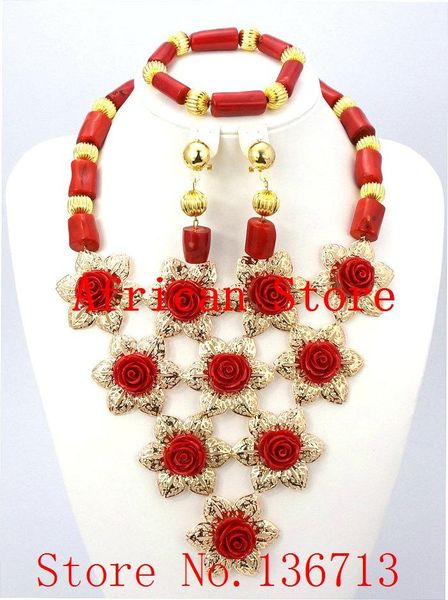 earrings & necklace 2021 rushed classic women coral jewelry sets arrived nigeria set africa beads gd101-2, Silver 
earrings & necklace 2021 rushed classic women coral jewelry sets arrived nigeria set africa beads gd101-2, Silver