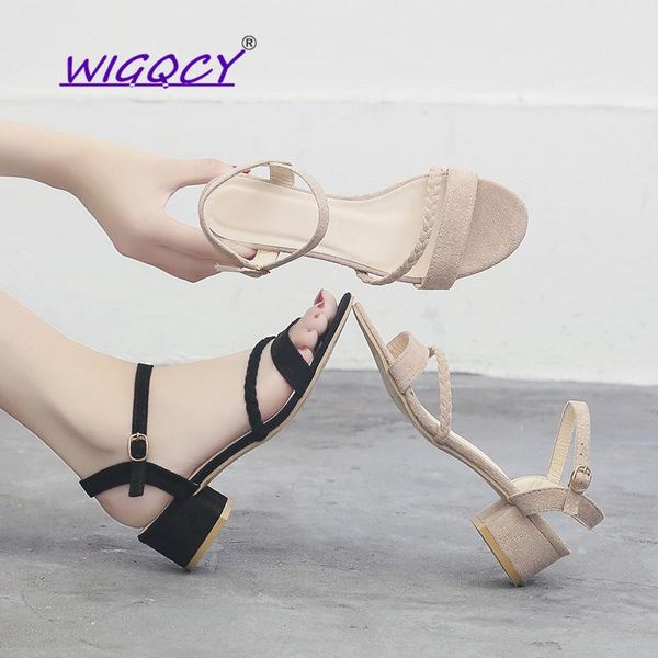 suede mid heels sandals women 2021 summer shoes fashion buckle strap open toe square heel riband female, Black
suede mid heels sandals women 2021 summer shoes fashion buckle strap open toe square heel riband female, Black