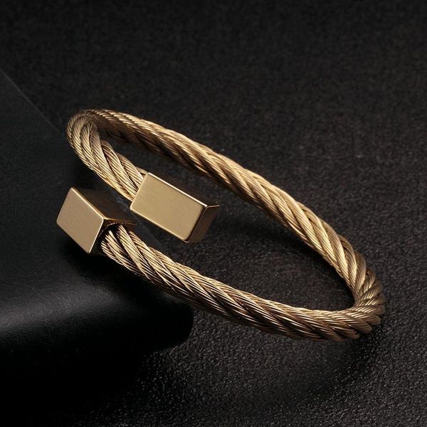 punk gold plated square stainless steel open men women cuff bangles vintage mesh surface male charm sporty bracelets pulsera bangle, Black
punk gold plated square stainless steel open men women cuff bangles vintage mesh surface male charm sporty bracelets pulsera bangle, Black