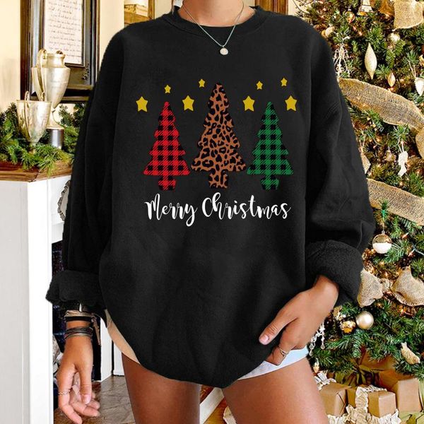 women's hoodies & sweatshirts women christmas sweater tree warm knitted long sleeve jumper o-neck santa claus fashion casual blouse, Black
women's hoodies & sweatshirts women christmas sweater tree warm knitted long sleeve jumper o-neck santa claus fashion casual blouse, Black