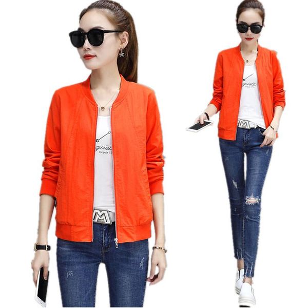 women's jackets 2021 women short jacket large size coat spring / autumn leisure korean style fashionable female clothing 1511, Black;brown
women's jackets 2021 women short jacket large size coat spring / autumn leisure korean style fashionable female clothing 1511, Black;brown