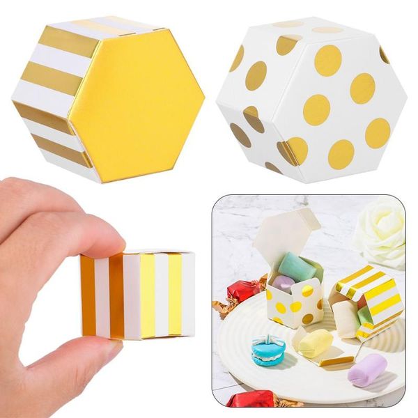 gift wrap 10pcs dessert package box mini gold dot striped hexagonal candy for wedding birthday party decoration souvenirs
gift wrap 10pcs dessert package box mini gold dot striped hexagonal candy for wedding birthday party decoration souvenirs