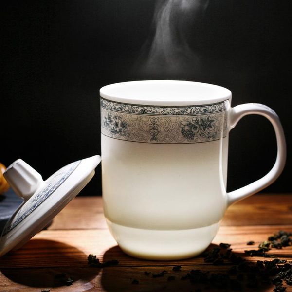 dishes & plates jingdezhen ceramic tea cup household water mug with cover office conference el customization
dishes & plates jingdezhen ceramic tea cup household water mug with cover office conference el customization