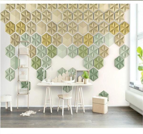 large custom home decoration wallpaper mural 3d three-dimensional hexagonal nordic modern mosaic tv background wall wallpapers
large custom home decoration wallpaper mural 3d three-dimensional hexagonal nordic modern mosaic tv background wall wallpapers