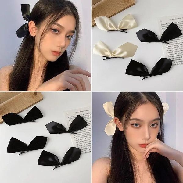hair accessories 2pcs black white ribbon bows clips vintage bowknot side hairpin cute girls barrettes headdress for women
hair accessories 2pcs black white ribbon bows clips vintage bowknot side hairpin cute girls barrettes headdress for women