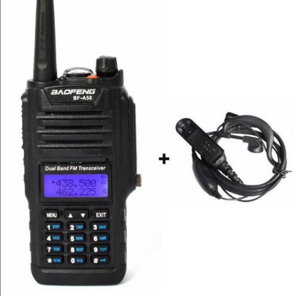 walkie talkie 2021 a58 dual band 136-174/400-520mhz headset 
walkie talkie 2021 a58 dual band 136-174/400-520mhz headset