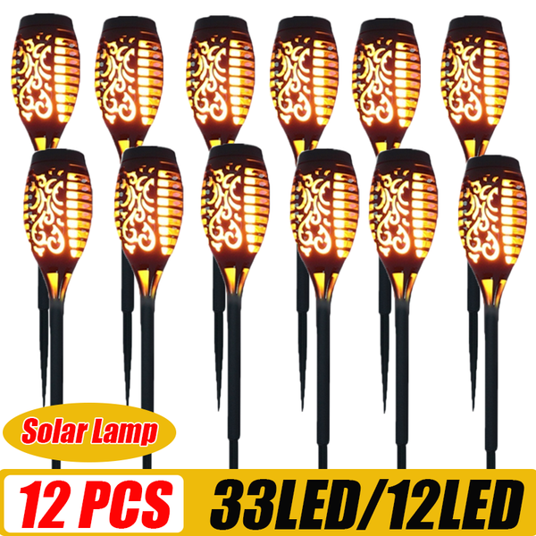 solar lamps 12led 33led flame torch lights outdoor flickering waterproof led light garden terrace decoration landscape lawn lamp
solar lamps 12led 33led flame torch lights outdoor flickering waterproof led light garden terrace decoration landscape lawn lamp