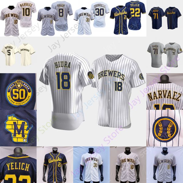 baseball jersey j. p. feyereisen adrian houser josh lindblom peralta rasmussen suter wahl williams yardley robin yount cecil cooper molitor, Blue;black
baseball jersey j. p. feyereisen adrian houser josh lindblom peralta rasmussen suter wahl williams yardley robin yount cecil cooper molitor, Blue;black