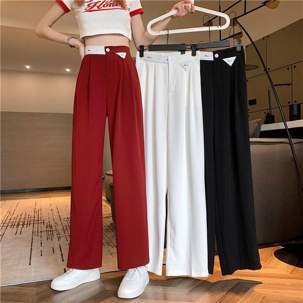 women's pants & capris elastic waist wide-leg all-match fashion thin trousers spring and autumn casual women, Black;white
women's pants & capris elastic waist wide-leg all-match fashion thin trousers spring and autumn casual women, Black;white