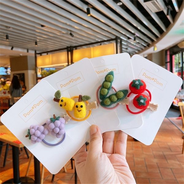 afo9 cute fruit rope handmade children's wool felt vegetable accessories fruit small ring no tangle baby hair rope cartoon hairpin, Slivery;white
afo9 cute fruit rope handmade children's wool felt vegetable accessories fruit small ring no tangle baby hair rope cartoon hairpin, Slivery;white