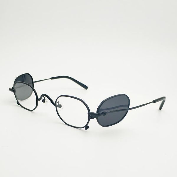 fashion sunglasses frames ladies & men's small polygonal retro metal frame personality hip hop optical glasses glasse, Black
fashion sunglasses frames ladies & men's small polygonal retro metal frame personality hip hop optical glasses glasse, Black