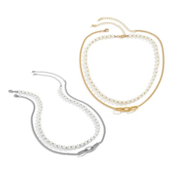 chains g6df 2pcs handmade pendant necklace multilayer layered choker for boys, Silver
chains g6df 2pcs handmade pendant necklace multilayer layered choker for boys, Silver