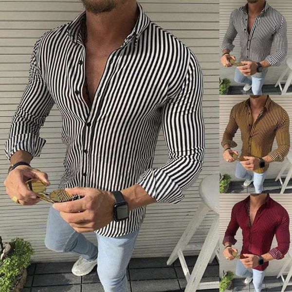 men's casual shirts shirt autumn fashion striped long sleeve s2yv 0awx, White;black
men's casual shirts shirt autumn fashion striped long sleeve s2yv 0awx, White;black